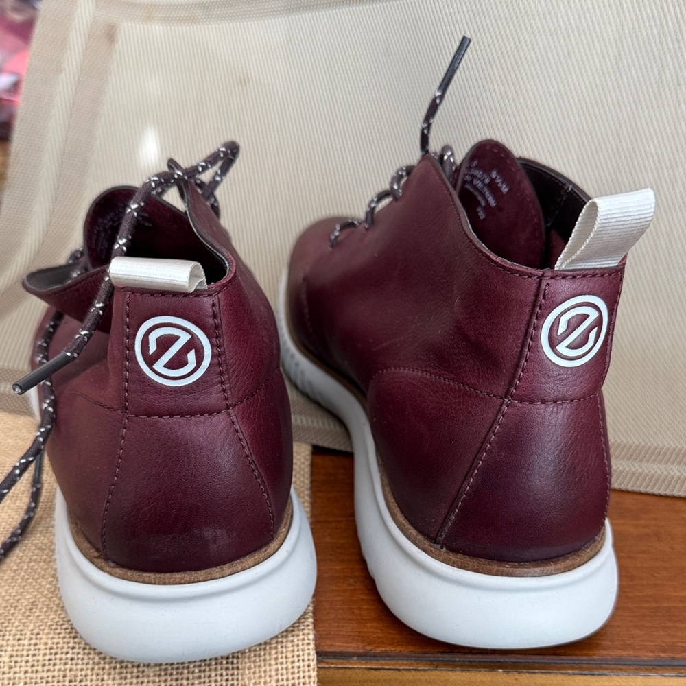 Cole Haan Burgundy Chukka Boots